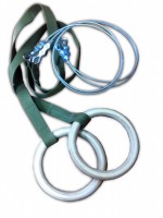 Кольца гимнастические с тросом (2 метра) - fgospostavki.ru - Югорск