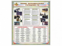 Стенд "Военные образовательные учреждения Российской Федерации" - fgospostavki.ru - Югорск