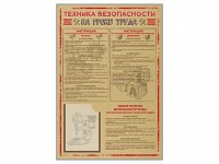 Стенд-уголок "Техника безопасности на уроках труда" - fgospostavki.ru - Югорск