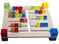 Фронтальное наглядное игровое пособие "Двухсторонний русский алфавит" - fgospostavki.ru - Югорск