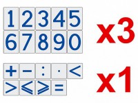 Комплект магнитов (демонстрационных) для школьной доски "Цифры и знаки" - fgospostavki.ru - Югорск