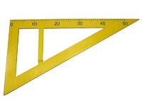 Угольник классный пластмассовый (30 и 60 градусов ) - fgospostavki.ru - Югорск
