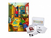 Магнитно-маркерный ситуационный плакат "Детская комната" с набором магнитных карточек + методические рекомендации (иностранный язык) - fgospostavki.ru - Югорск