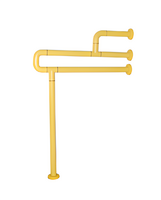 Поручень напольно-настенный с антибактериальным покрытием (желтый) - fgospostavki.ru - Югорск