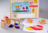Игровой набор Фребеля "Конструктор деревянный без соединений-2" (Серия "Эксперимент") - fgospostavki.ru - Югорск