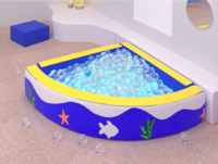 Бассейн угловой сухой бескаркасный - fgospostavki.ru - Югорск