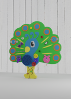 Бизиборд «Радостный павлин» - fgospostavki.ru - Югорск