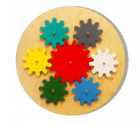 Бизиборд «Цветные шестеренки» - fgospostavki.ru - Югорск