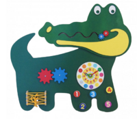 Бизиборд «Зеленый крокодил» - fgospostavki.ru - Югорск