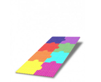 Настенная панель «Разноцветные пазлы» - fgospostavki.ru - Югорск