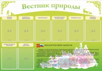 Стенд "Вестник природы" Вариант 4 - fgospostavki.ru - Югорск