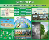 Стенд "Экология. Антропогенное воздействие на биосферу" - fgospostavki.ru - Югорск