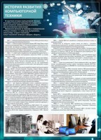 Стенд "История развития компьютерной техники" Вариант 1 - fgospostavki.ru - Югорск
