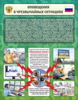 Стенд "Оповещения в чрезвычайных ситуациях" - fgospostavki.ru - Югорск