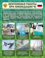 Стенд "Неотложные работы при ликвидации ЧС" - fgospostavki.ru - Югорск