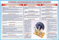 Стенд-уголок "Техника безопасности на уроках физики" - fgospostavki.ru - Югорск