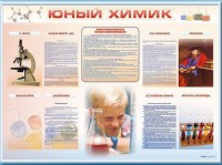 Стенд-уголок "Юный химик" - fgospostavki.ru - Югорск