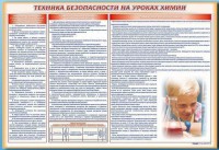 Стенд-уголок "Техника безопасности на уроках химии" - fgospostavki.ru - Югорск