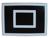 Щит баскетбольный навесной на шведскую стенку (ламинированная фанера), размер 700х700 миллиметров - fgospostavki.ru - Югорск