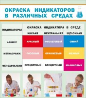 Стенд "Окраска индикаторов в различных средах" - fgospostavki.ru - Югорск