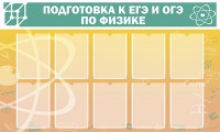 Стенд "Подготовка к ЕГЭ и ОГЭ по физике (10 карманов)" - fgospostavki.ru - Югорск