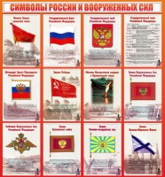 Стенд "Символы России и вооруженных сил" - fgospostavki.ru - Югорск