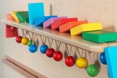 Тактильно-развивающая панель “Разноцветное домино” - fgospostavki.ru - Югорск