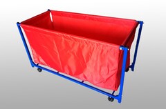 Контейнер для мячей на колесиках (разборный без крышки) - fgospostavki.ru - Югорск