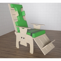 Стул для ребенка с ОВЗ с регулируемой подножкой «Адаптация» №1 - fgospostavki.ru - Югорск