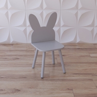 Стул «Ушки на макушке» белый - fgospostavki.ru - Югорск