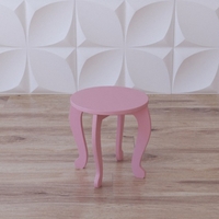 Табурет «Царевна» розовый - fgospostavki.ru - Югорск