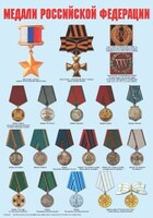 Комплект плакатов "Ордена и медали Российской Федерации" - fgospostavki.ru - Югорск