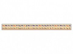 Стенд-лента "Алфавит" (английский язык) - fgospostavki.ru - Югорск