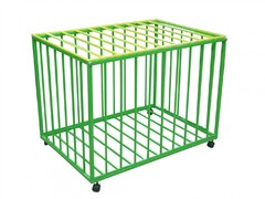 Контейнер для мячей на колесиках (разборный с крышкой) - fgospostavki.ru - Югорск