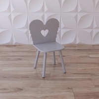 Стул «Ангельское сердечко» белый - fgospostavki.ru - Югорск