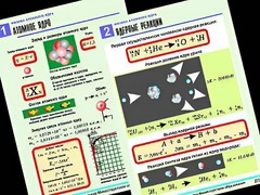 Комплект таблиц "Физика атомного ядра" (10 таблиц, формат А1, ламинированные) - fgospostavki.ru - Югорск
