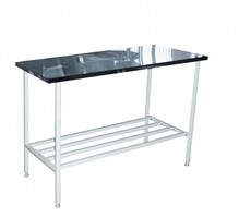 Стол на металлическом каркасе с продольными стяжками 900*1500*750(900) - fgospostavki.ru - Югорск