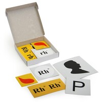 Модель-аппликация "Наследование резус-фактора" (набор из 19 карт) - fgospostavki.ru - Югорск