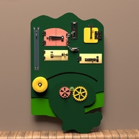 Бизиборд «Зелёная лапа» - fgospostavki.ru - Югорск