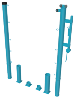 Стойки для большого тенниса с механизмом натяжения со стаканами - fgospostavki.ru - Югорск