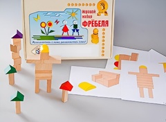 Игровой набор Фребеля "Конструктор деревянный без соединений-3" (Серия "Эксперимент") - fgospostavki.ru - Югорск