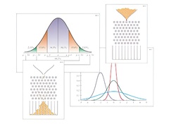 Модель-аппликация "Нормальное распределение (Распределение Гаусса)" (ламинированная) - fgospostavki.ru - Югорск