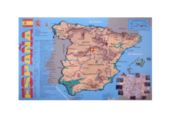 Учебная карта Испания на испанском языке - fgospostavki.ru - Югорск