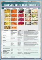 Стенд "Формы нарезки овощей" - fgospostavki.ru - Югорск