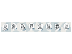 Стенд-лента "Выдающиеся ученые-химики" - fgospostavki.ru - Югорск