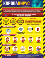 Плакат "Коронавирус" (вариант 1) - fgospostavki.ru - Югорск