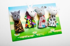 Пальчиковый театр "Волк и козлята" (4 персонажа) - fgospostavki.ru - Югорск