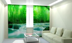 Комплект светонепроницаемых штор "Быстрая река" - fgospostavki.ru - Югорск