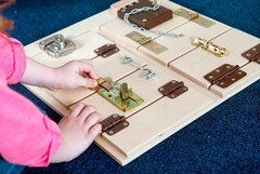 Тактильно-развивающая панель “Замочки” - fgospostavki.ru - Югорск