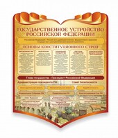 Стенд "Государственное устройство Российской Федерации" Вариант 3 - fgospostavki.ru - Югорск